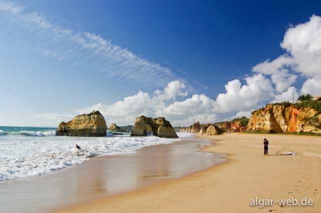 Praia da Rocha im Winter, Portimao, Algarve