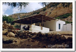 Taverne am Strand von Vathi