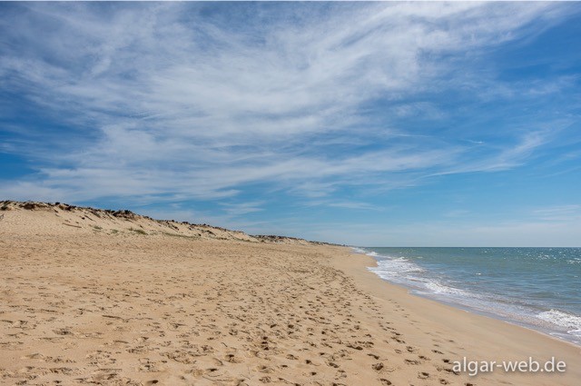 Ilha de Faro, kilometerlanger Sandstrand