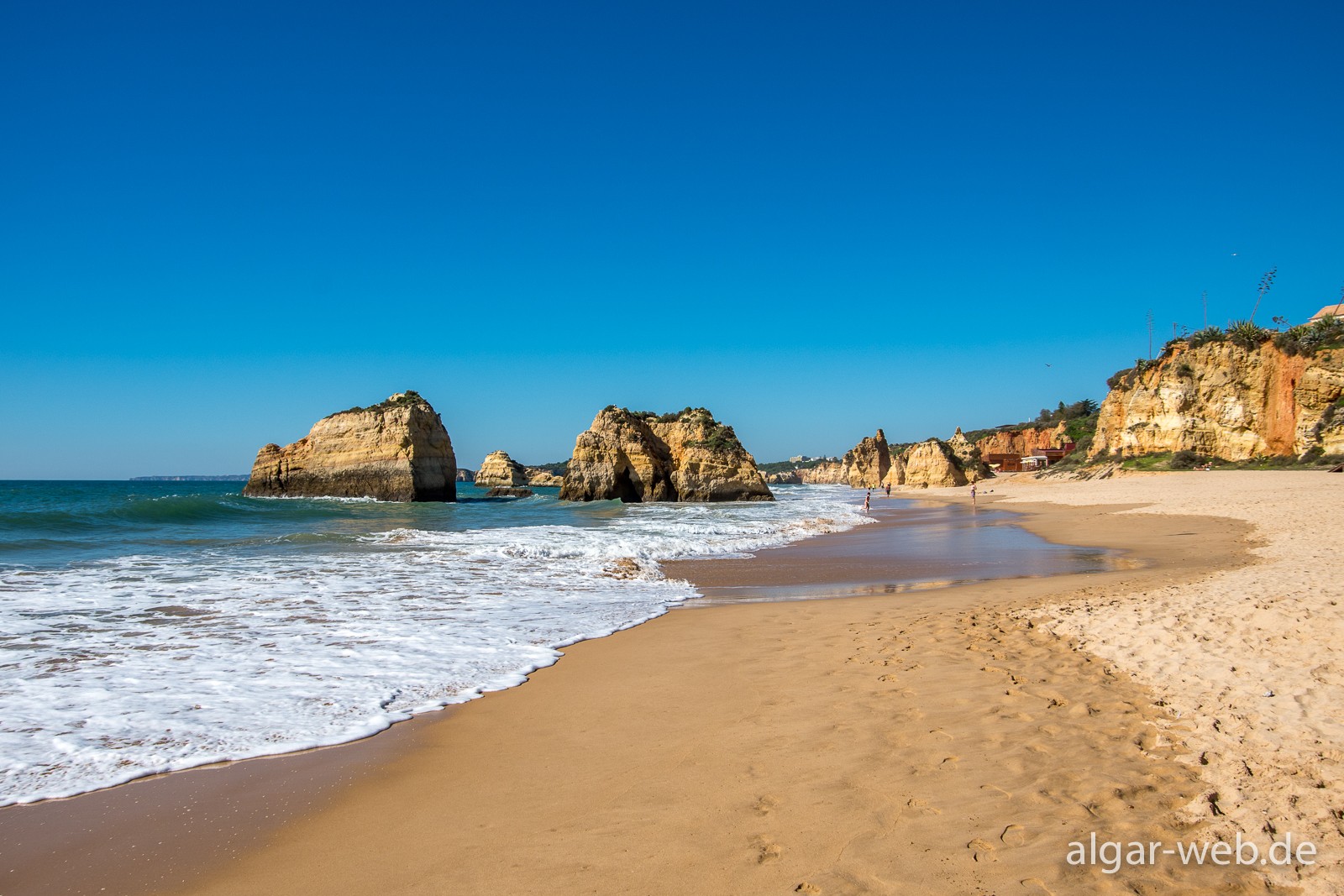 Auf dem Weg nach Praia do Vau zu Pai Tomas